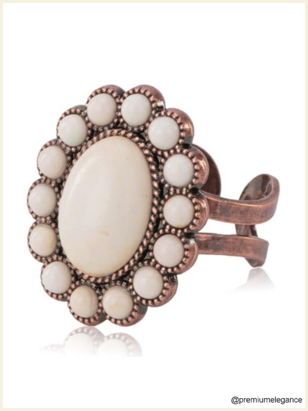 Bohemian Adjustable Cuff Ring - Statement Ring for Women